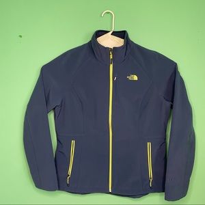 Women’s size XL The North Face Blue Windwall zip up jacket